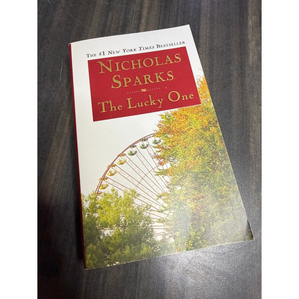 The Lucky One by Nicholas Sparks Paperback Contemporary Romance Novel Bestseller